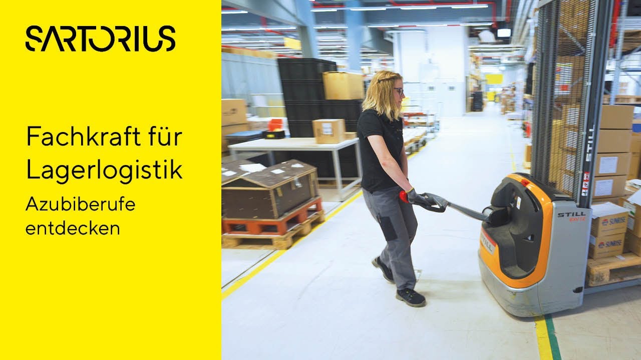 Ausbildung bei Sartorius: Fachkraft für Lagerlogistik