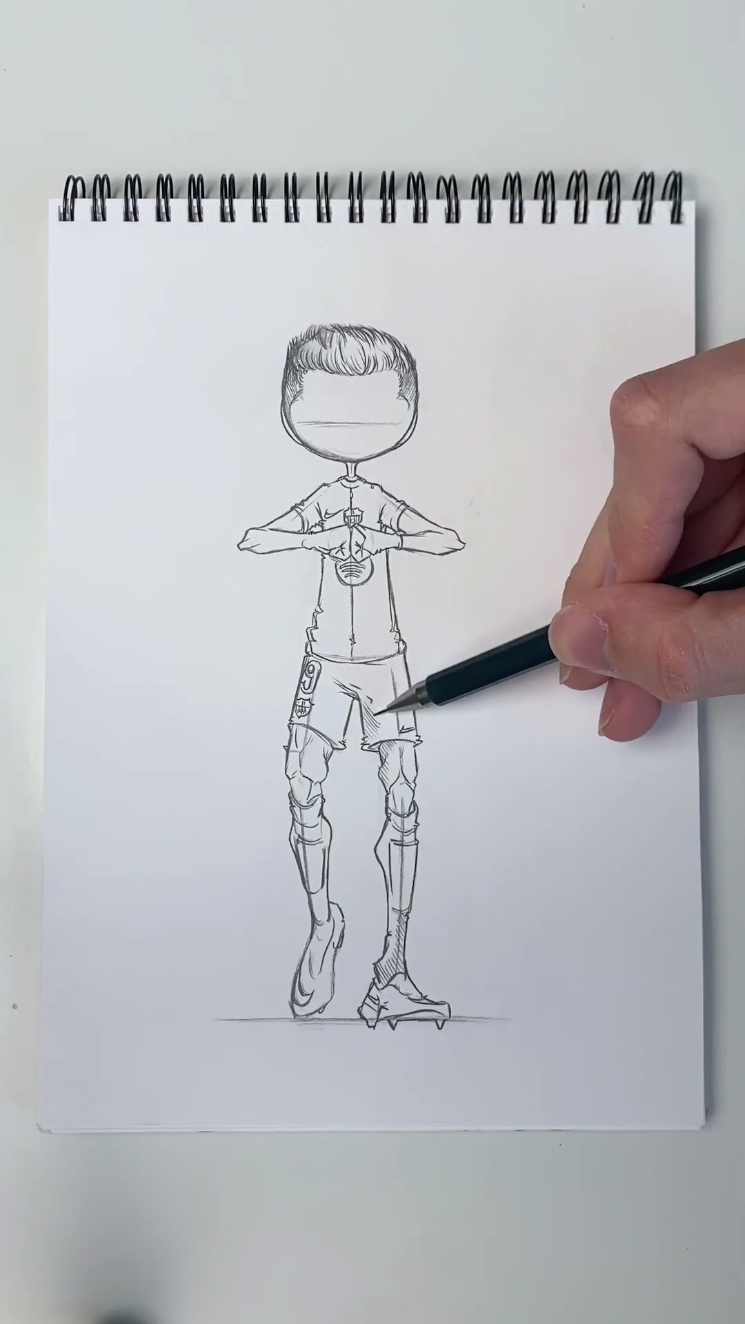 The perfect drawing doesn't exi—oh wait... ?‍? IG: madebyjango #fcbarcelona #shorts