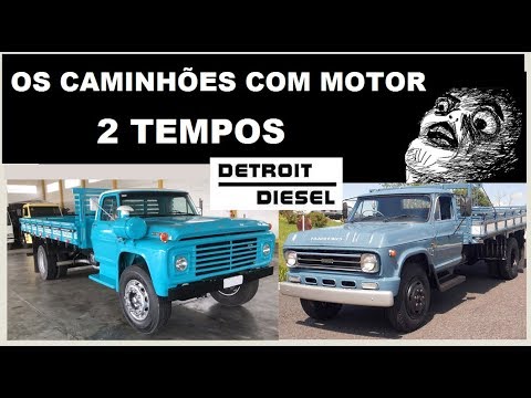 Os Caminhões com Motor 2 tempos – Detroit Diesel da Ford e Chevrolet