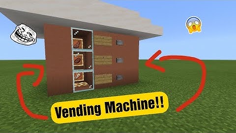 How To make A Vending Machine With Command Blocks!!!In Minecraft