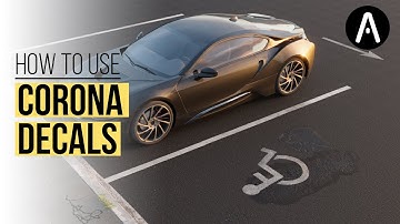 How to use the Corona Decals in Corona Renderer to add details to your renders