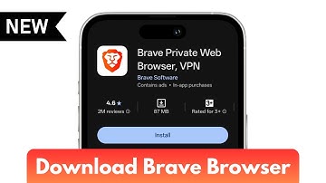 How To Download Brave on Android/iPhone (2025) | Install Brave Browser on Mobile