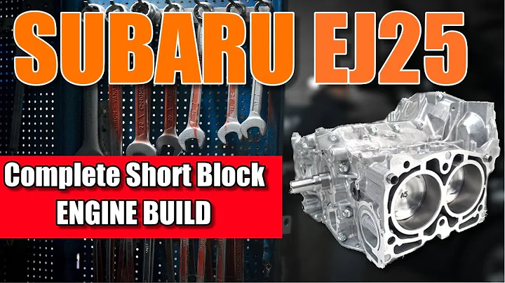 Subaru 2.5L dual-overhead cam STI short block EJ25