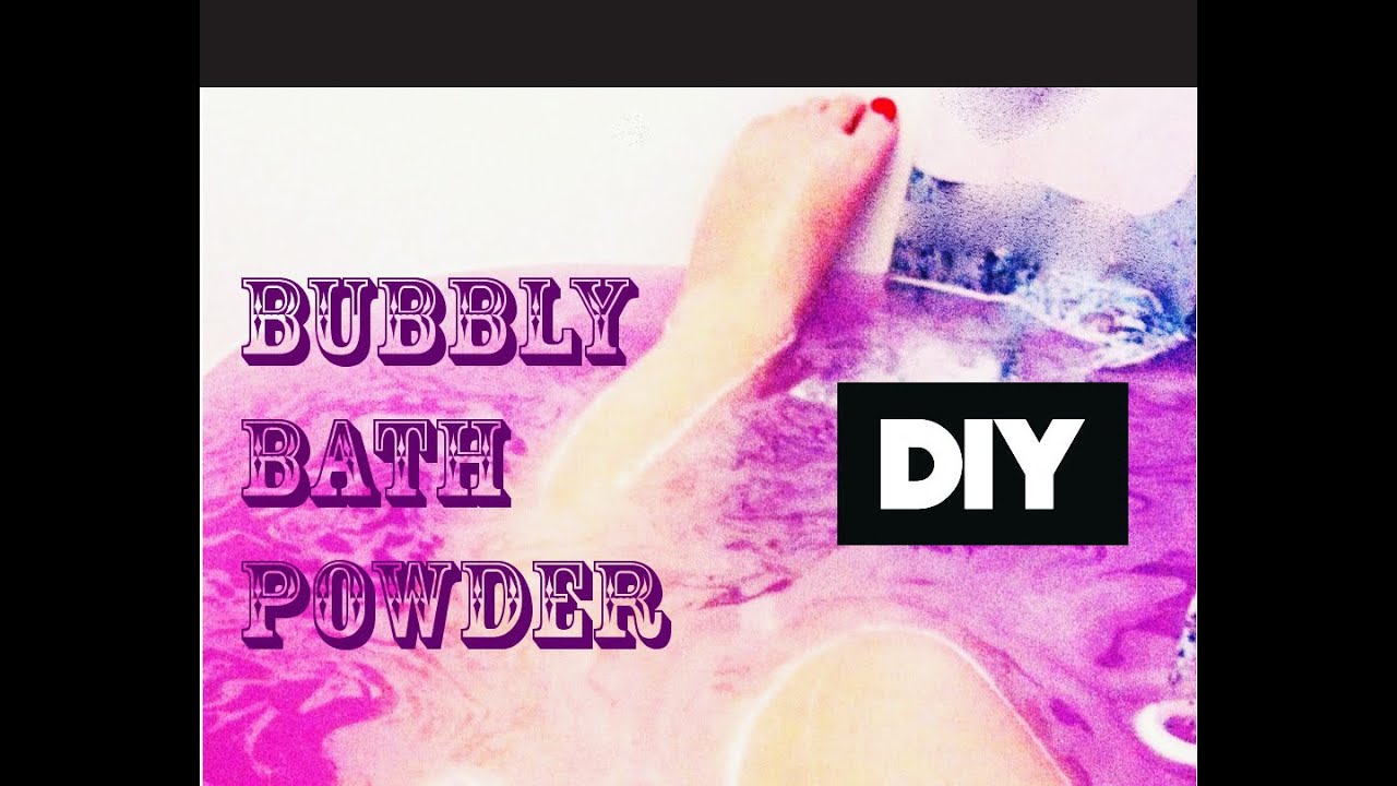 Diy: Magic Bubbly Bath Powder