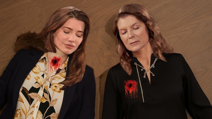 Steffy and Sheila are shot and left unconscious, Luna quickly runs away | Bold and the Beautiful - YouTube