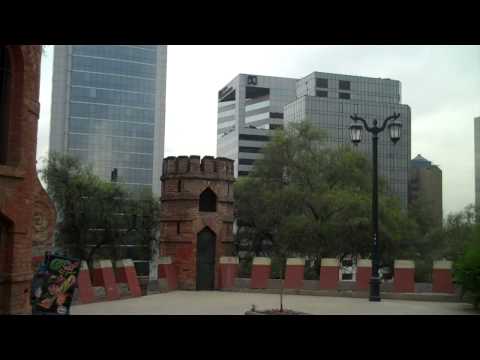 Cerro Santa Lucia in Santiago, Chile.mp4