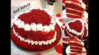 Red Velvet cake recipe️⁩⁦️الريد فلفيت الكيكة الحمراء المخملية الهشة