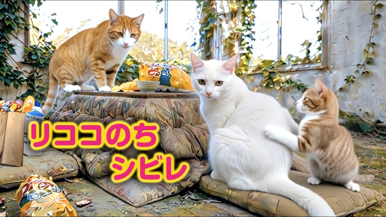 【白猫の日常】リココのちシビレ|ねこせいかつ|After Ricoco, Comes Shibire
