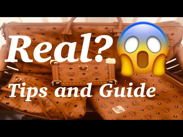 How to spot the MCM bag REAL vs FAKE !