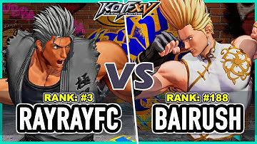 KOF XV 🔥 RayRayFc (Ryo/O.Yashiro/Yamazaki) vs BaiRush  (Benmimaru/Yamazaki/Rock) 🔥 Steam