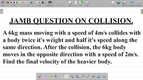 Physics Collision Example 1: Application of the Conservation of Linear Momentum. #excellenceacademy