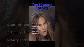 top 10 songs of 2011 🎵🔥 #shorts #2011 #music