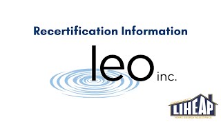 LIHEAP/Fuel Recertification Information