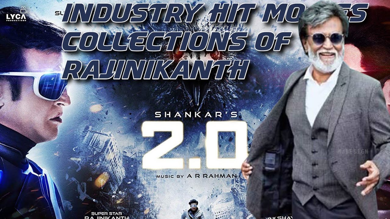 All The Industry Hit MOVIE COLLECTIONS Of Superstar Rajinikanth||MOVIESKING