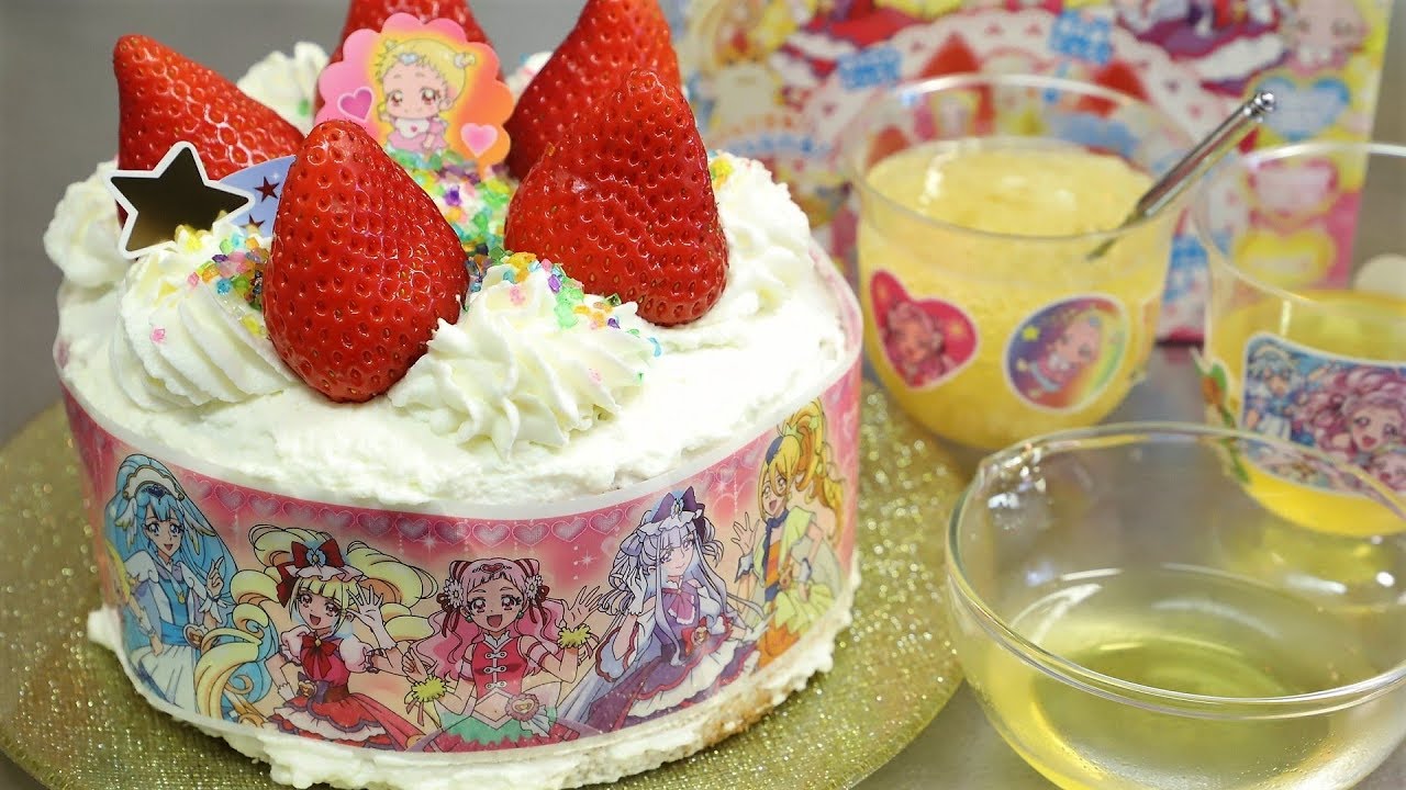 プリキュア ケーキとドリンクキット Precure Cake Jelly Drink Kit きっずユーチューブまとめサイト