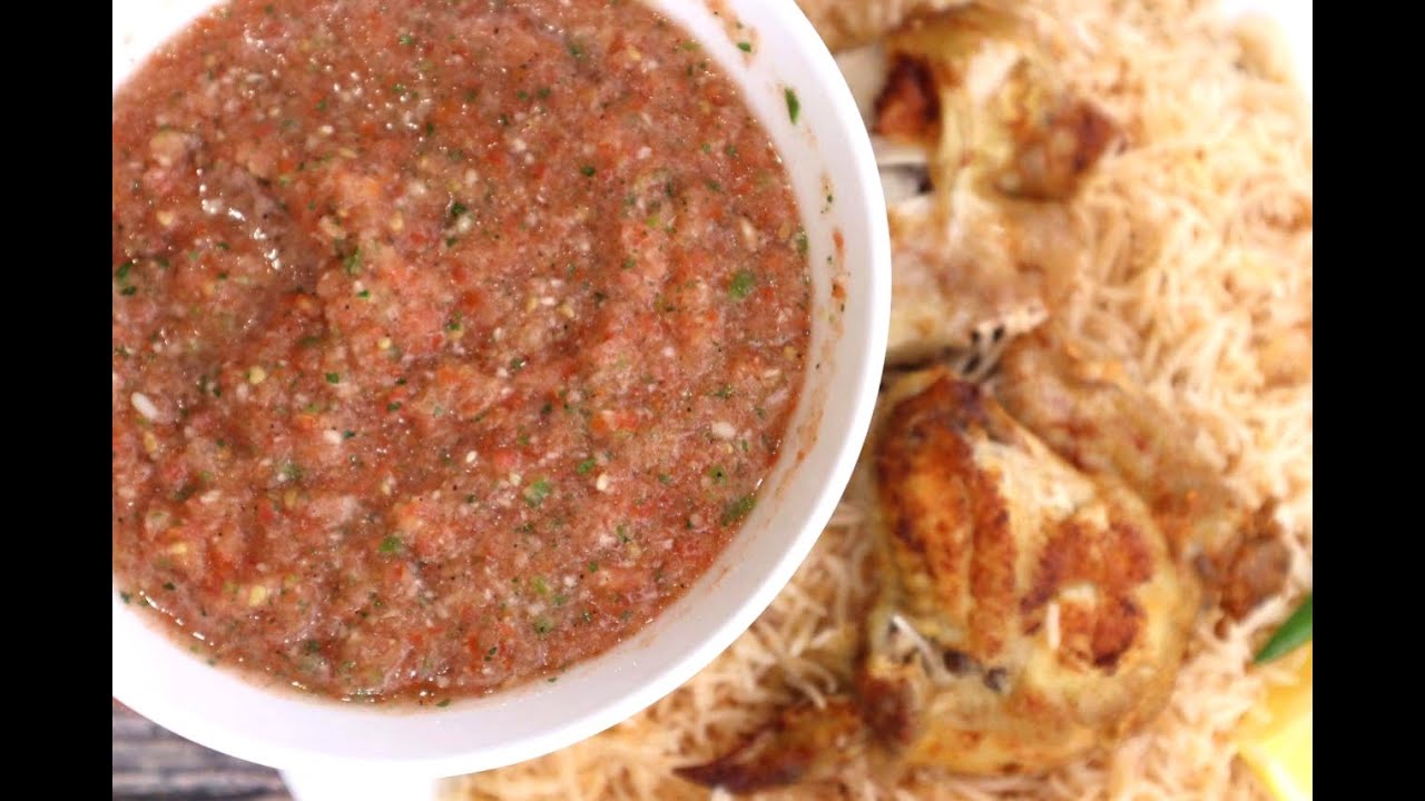 Mandi Chutney Recipe Arabic Mandi Spicy Sauce Tomato Sauce Very