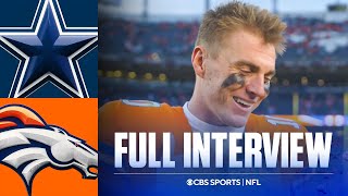 Bo Nix explains the importance of the Broncos' fast start in lopsided victory against the Cowboys