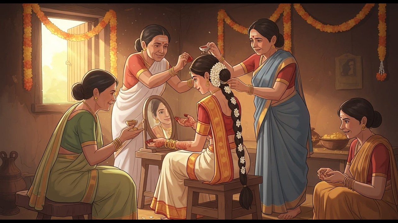 A Day in 1990s, simple Indian Childhood | Heartwarming Family Story| Nostalgic Life Ghibli Animation