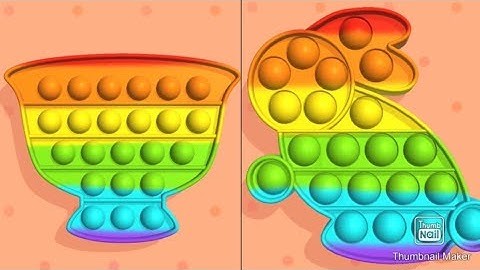 Pop it fidget 3D Gameplay ! Very relaxing and satisfying All Levels Gameplay Walkthrough Android iOS