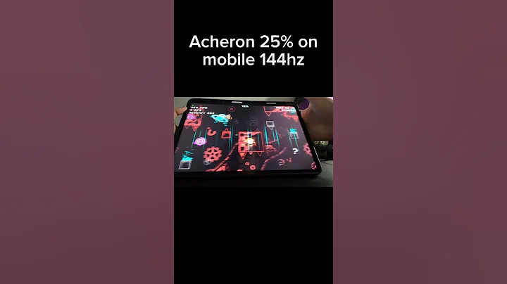 Acheron 25% on mobile 144hz (TOP 2) #gdmobile #gd #geometrydash