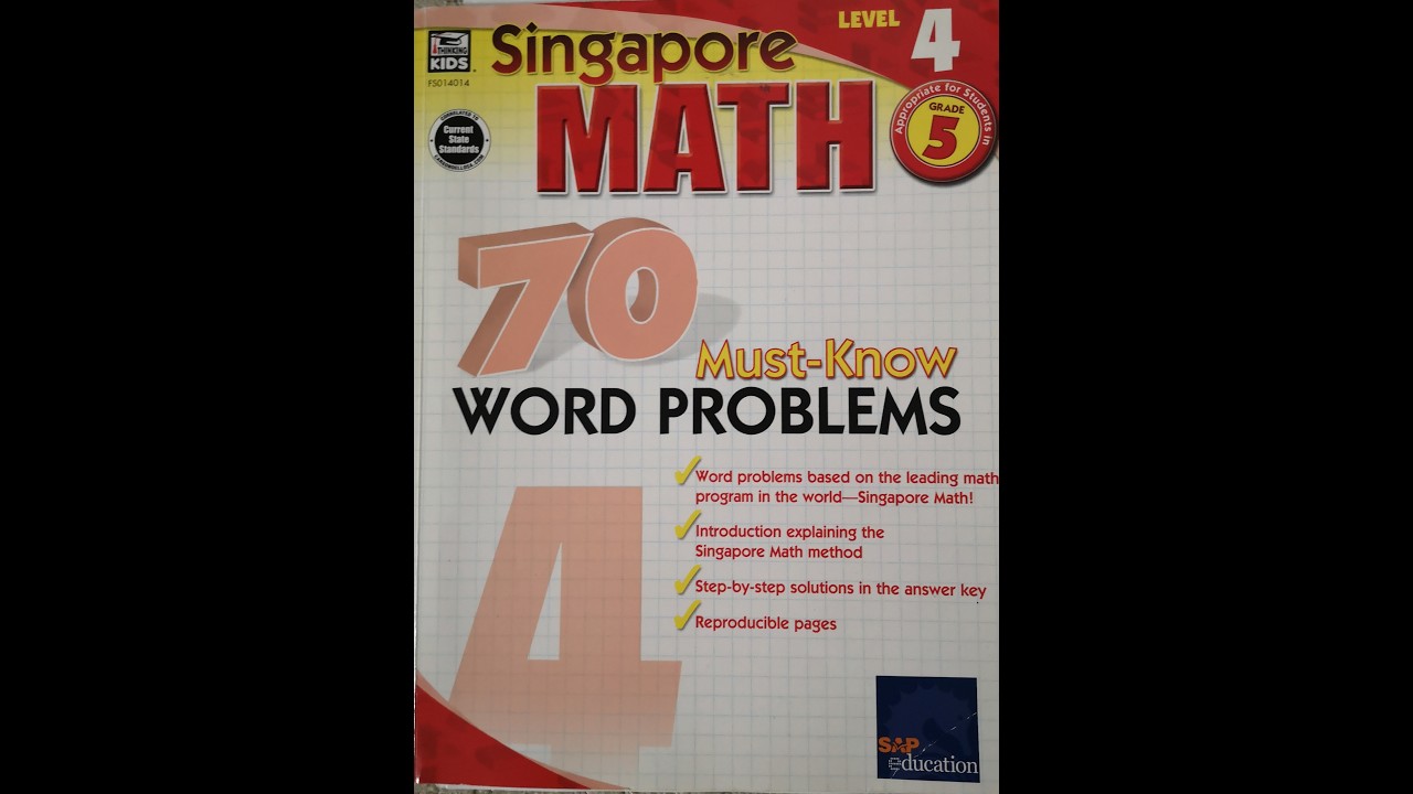 Grade 5 - 70 Must-Know Word Problems Question 20 - YouTube