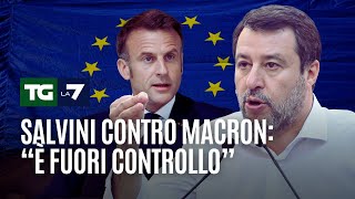 Salvini contro Macron: 