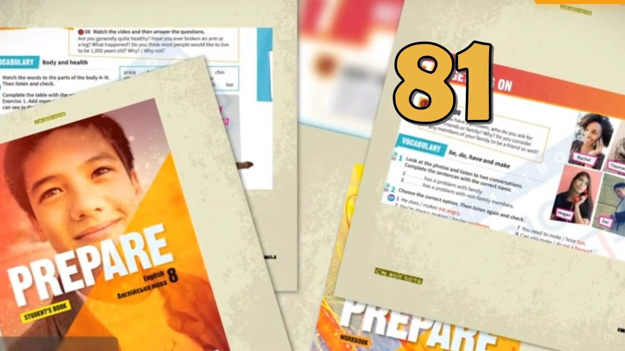 Prepare 8 НУШ Unit 14 On screen. Reading p. 81 Student's Book