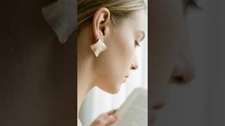 Swirl Enamel Irregular Square Studs #summeraccessories #womenjewelry #ring #jewellery #earring