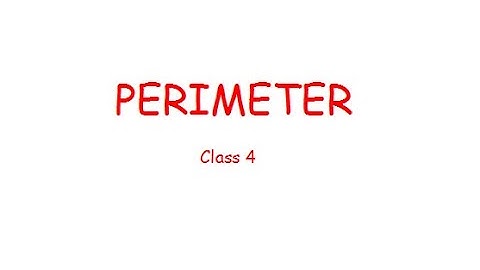 Maths Perimeter class 4 unit 11 worksheet 2 DAV
