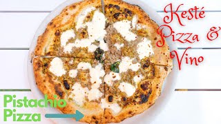 Kesté Pizza & Vino. The Most Unique Neapolitan Pizza in New York City. Pistachio Pizza!