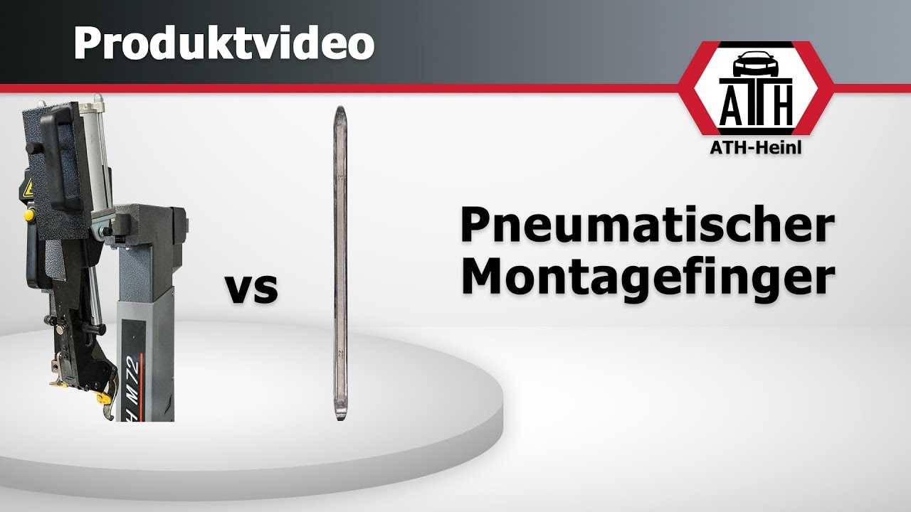 ATH-Heinl Pneumatischer Montagefinger vs Montiereisen