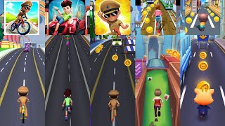 Little Singham Cycle Race 🆚 Kicko & Super Speedo 🆚 Little Singham 🆚Subway Princess Runner🆚Cat Runner screenshot 5