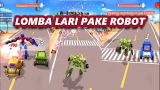 Mobil nya bisa berubah menjadi Robot.!!! clash of autobots  wild racing : GAME ANDROID TERBARU screenshot 1