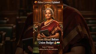 🍯 Secret Halwa Ritual Before India’s Budget?! 🇮🇳💰 #shorts #shortsfeed #budget #stockmarket #news