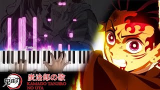 [FULL] Demon Slayer :Kimetsu no Yaiba (鬼滅の刃) EP 19 ED OST - Kamado Tanjiro no Uta (竈門炭治郎のうた) [Piano]