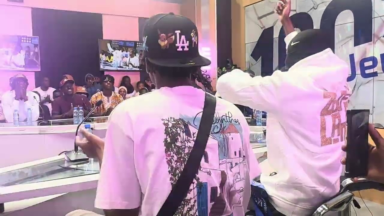 MT Motherlandboy performing on National TV 📺 in Bamako Mali 