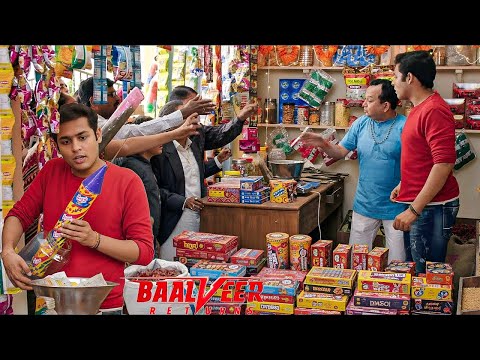 जब बालवीर ने खोली पटाखों की दुकान, और लग गई भीड़ || Baalveer Returns