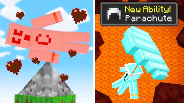 Minecraft but I EVOLVE when I DIE