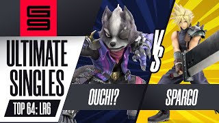 Ouch!? (Wolf) vs Sparg0 (Cloud) - Ultimate Singles Top 64: Losers Round 6- Genesis 9