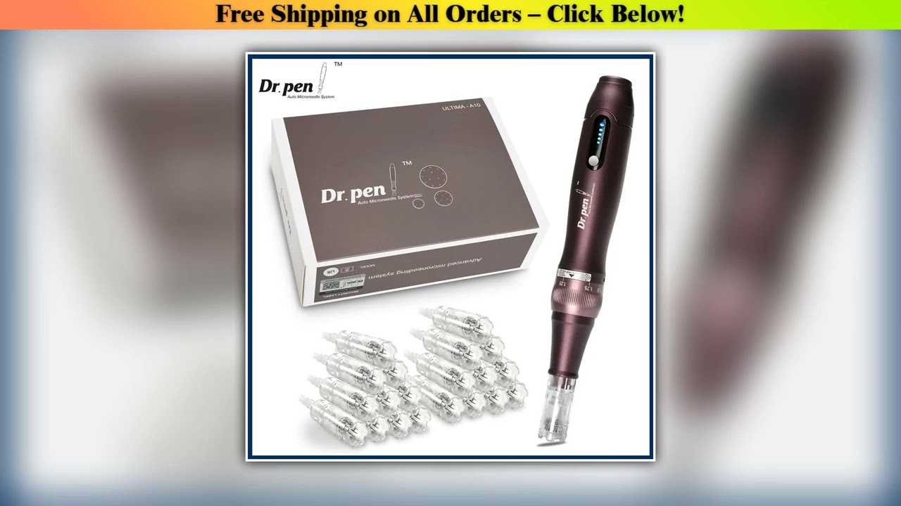 Dr Pen A10 Ultima Wireless Microneedling Derma Pen  With 12 Needles Microneedling Skin
