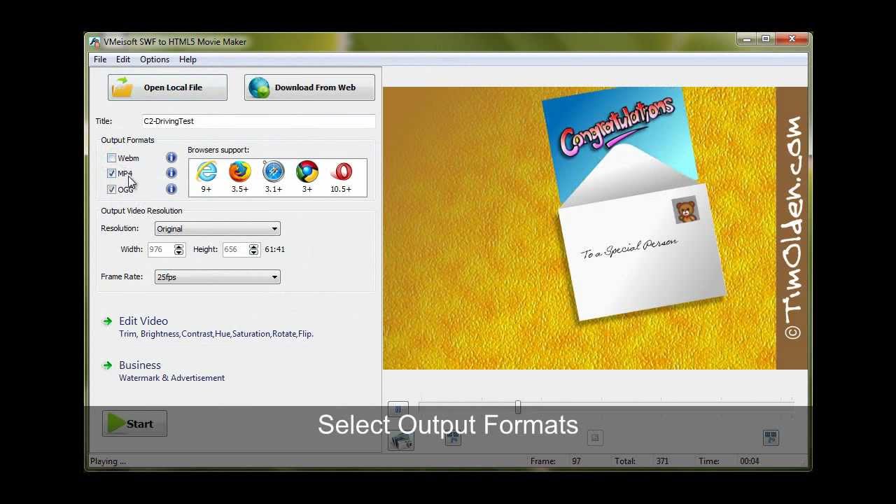 How to Convert SWF to HTML5