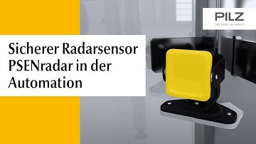 Radarsensoren in der Automation: PSENradar für die Schutzraumüberwachung | Pilz