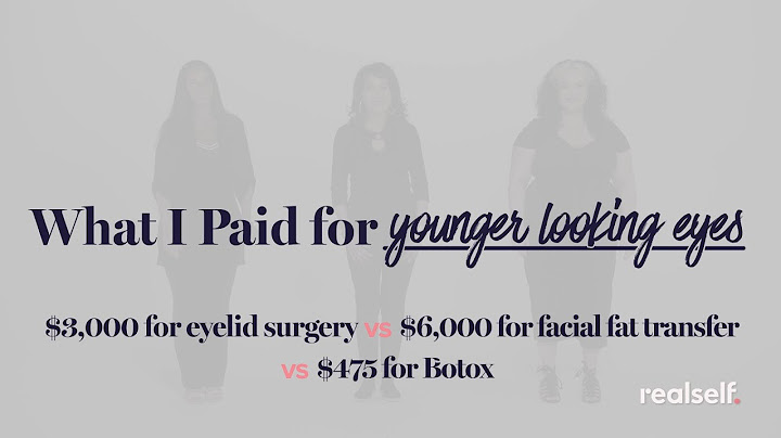 Cost for upper and lower eyelid surgery