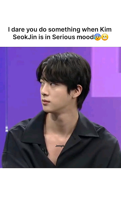 Man is more Dangerous 😰...when he in Serious mood 💯💀 #jin of #bts #shorts
