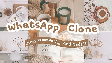 Built a WhatsApp Clone (React Native + Node.js + Socket.io)