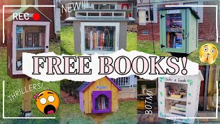 Little Free Library Vlog (SHOCKING good finds!)