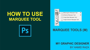 How to Use Marquee Tool In Adobe Photoshop CS6 (Urdu/Hindi/English) - Photoshop for Beginners