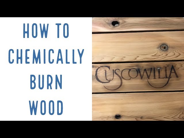 Chemical Wood Burning (STEAM) Kit with Video Instruction