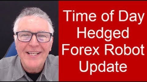 Best and Easy, Risk Free, Hedged Forex Robot Update and results of the time of Day Hedged Forex EA
