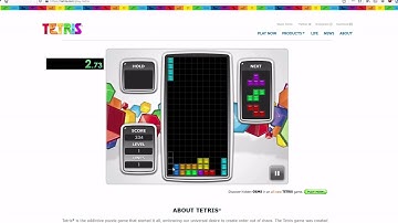 Tetris (Web) 10 Line Mouse Controls Speedrun 11.92 Seconds